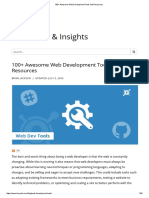 100+ Awesome Web Development Tools and Resources