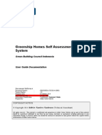 Greenship Homes Self Assessment (GHSA) System: Green Building Council Indonesia