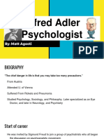 Alfred Adler Psychologist