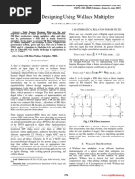 FIR Filter Designing Using Wallace Multiplier: Swati Chulet, Himanshu Joshi