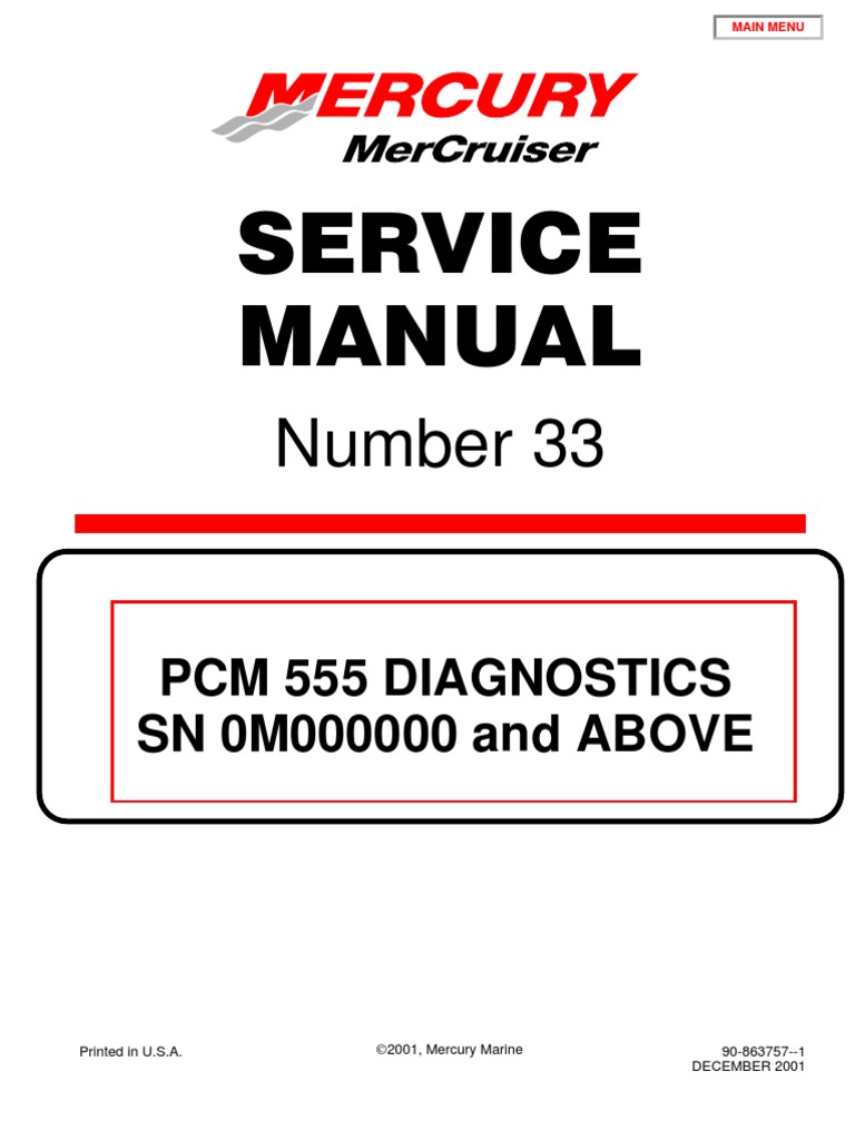 Merc Service Manual 33 Big Block Diagnostics | Ignition System | Electrical  Connector