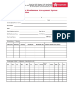 Road Assessment Maintenance Management System Form