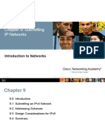 CCNA 1- Chapter 9 - Routing & Switching Introduction to Networks - Subnetting IP Networks.pptx