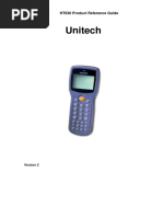 Manual Unitech HT630