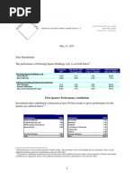 Pershing Square 1Q17 Shareholder Letter May 11 2017 PSH