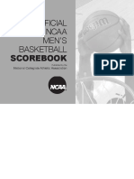NCAA Men Scorebook