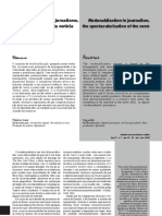 (2008) Mcdonaldização No Jornalismo, Espetacularização Da Notícia PDF