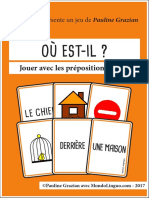 Jeu Prépositions de Lieu