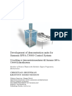 Development of Demonstration Units For Siemens SPPA T3000 Control System