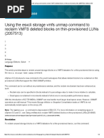 Using The Esxcli Storage Vmfs Unmap Command To Reclaim VMFS Deleted Blocks On Thin-Provisioned LUNs - VMware KB