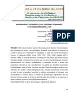 Abordagens e Perspectivas No Processo de Ensino e Aprendizagem Significativa