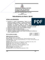 0 - Programa Da Disciplina Hidrodinâmica_I