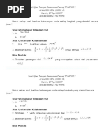 Soal Ujian Tengah Semester Genap 2016 Anriil