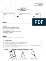 Prueba Lenguaje 1° Básico