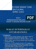 Bab 6, Perbandingan Perlaksanaan Wakaf Di Negara-Negara Islam