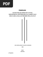 Download Panduan Komunikasi Efektif Untuk Mendorong Keterlibatan Pasien Dan Keluarga Dalam Proses Pelayanan by bintang SN348204651 doc pdf