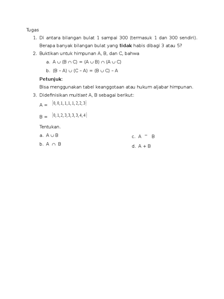 Matematika Diskrit | PDF