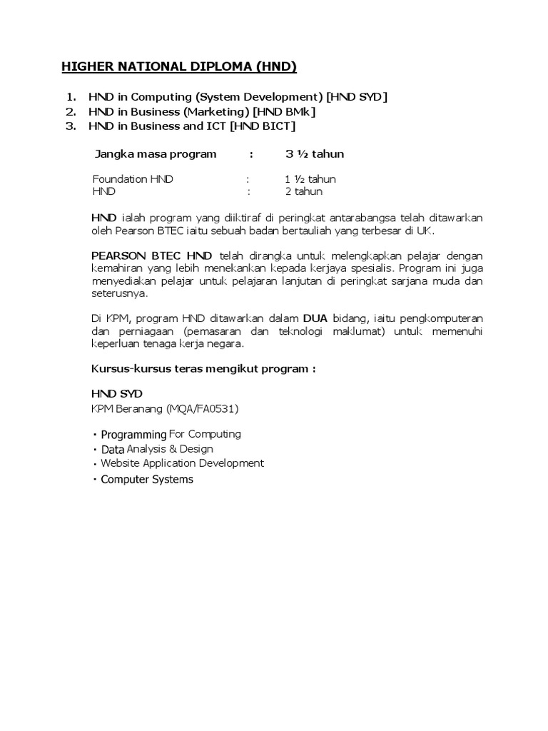HND | PDF