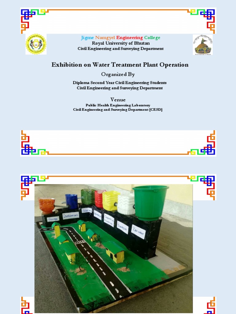Exhibition On Water Treatment Plant Operation PDF Science And