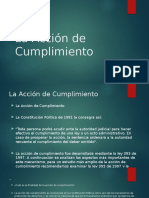 La Acción de Cumplimiento