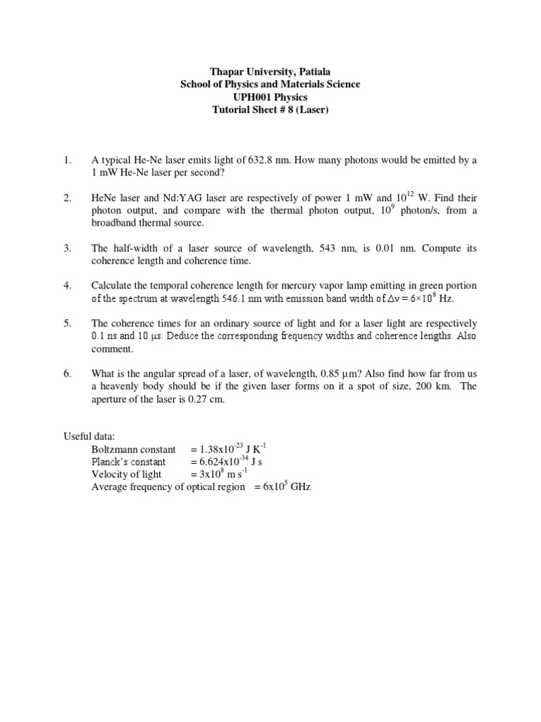 Tut 8 | PDF