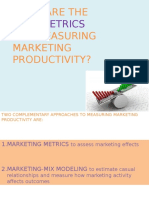 Best Metrics: What Are The For Measuring Marketing Productivity?