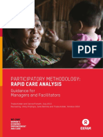 Participatory Methodology: Rapid Care Analysis