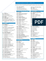 Worksection Classification List