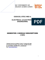 Modules Descriptor S2 - EEE - 15ED