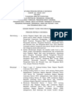 PP 32 Tahun 2007 Tentang Tunjangan Medik Veteriner