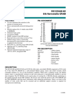 64k Nonvolatile SRAM Datasheet