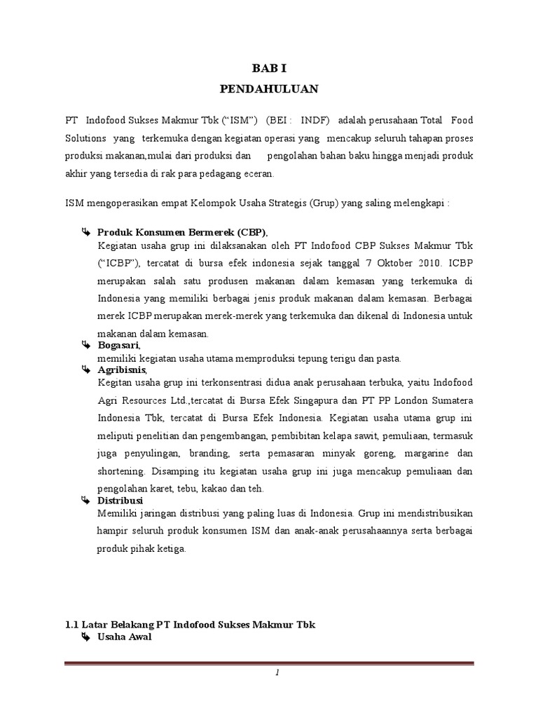 Tugas Makalah Pak Bahtiar Pt Indofood