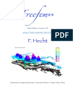 F. Hecht, O. Pironneau A. Le Hyaric, K. Ohtsuka: Third Edition, Version 3.35