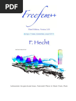 F. Hecht, O. Pironneau A. Le Hyaric, K. Ohtsuka: Third Edition, Version 3.35