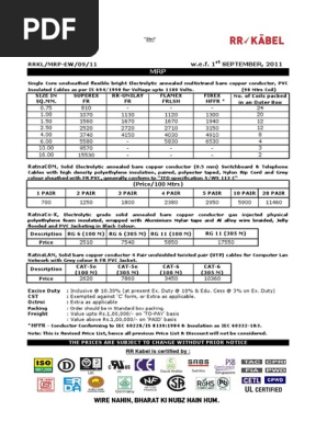 Rr Kabel Pdf Cable Electricity