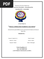 Download Project Report on Pedal Operated Washing Machine by Prajwal Kamble SN348232835 doc pdf