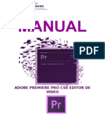 Manual Adobe Premiere Cs6
