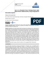 Morphometric Analysis of A Phulambri River Drainage Basin (Gp8 Watershed), Aurangabad District (Maharashtra) Using Geographical Information System