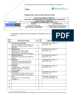 Check List Estructura