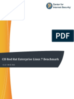 CIS Red Hat Enterprise Linux 7 Benchmark v2.1.0