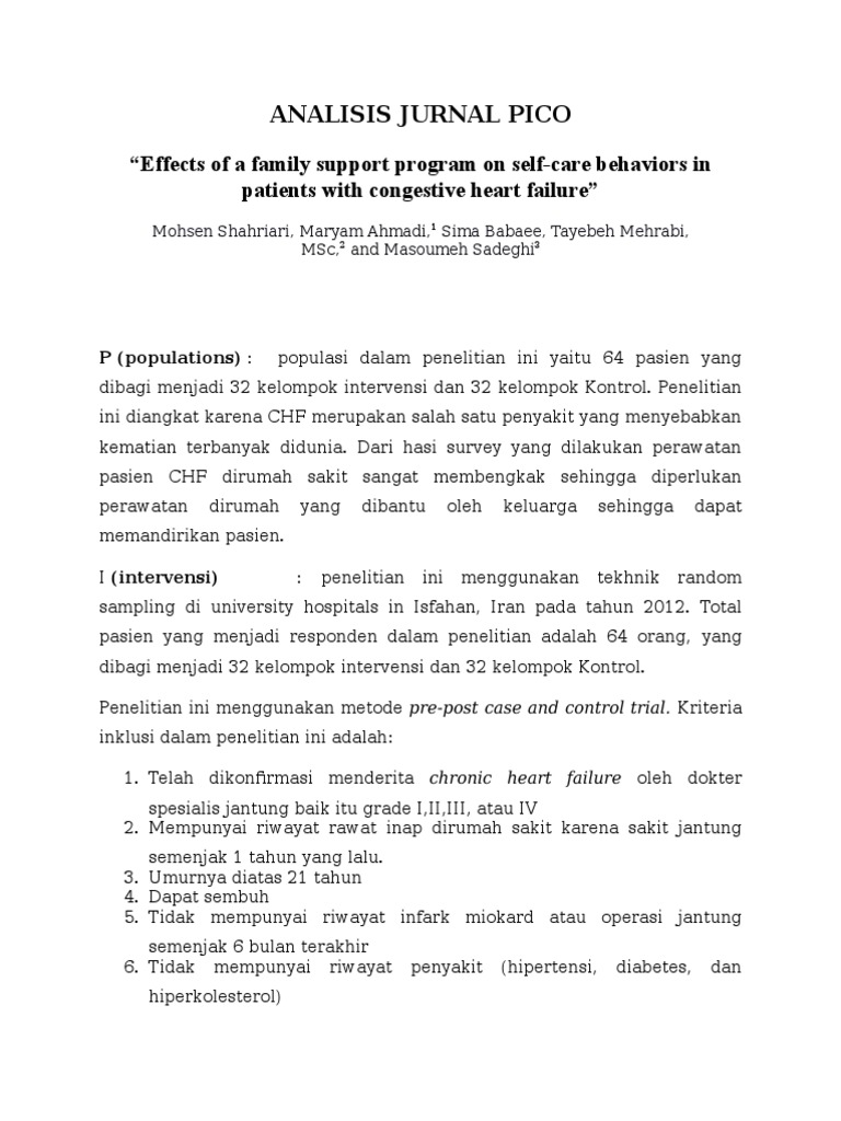 Analisis Jurnal Pico