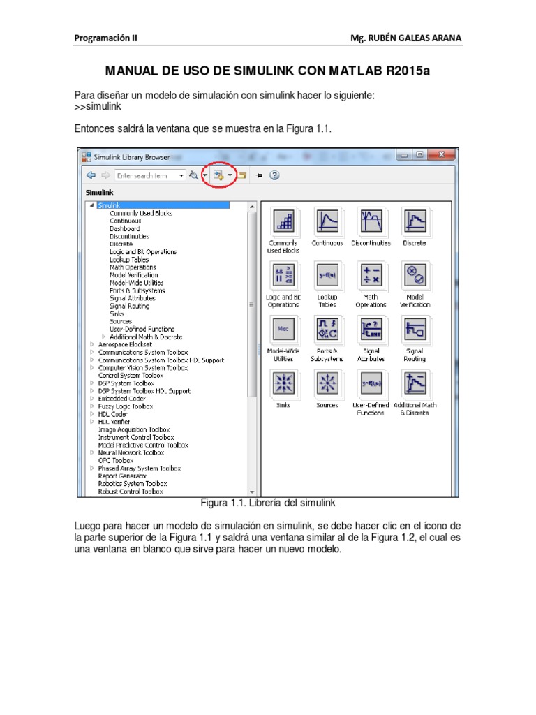 Manual de Uso de Simulink | PDF | Resistencia Eléctrica y Conductancia ...