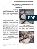 Survey of Precast Concrete Method and Cast-in-Situ Concrete Method