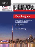 Isth2015 Book Complete Jun 0 | PDF | Toronto | Preventive Healthcare