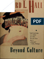 Hall Edward T Beyond Culture