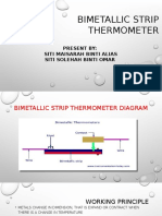 Bimetallic Strip Thermometer