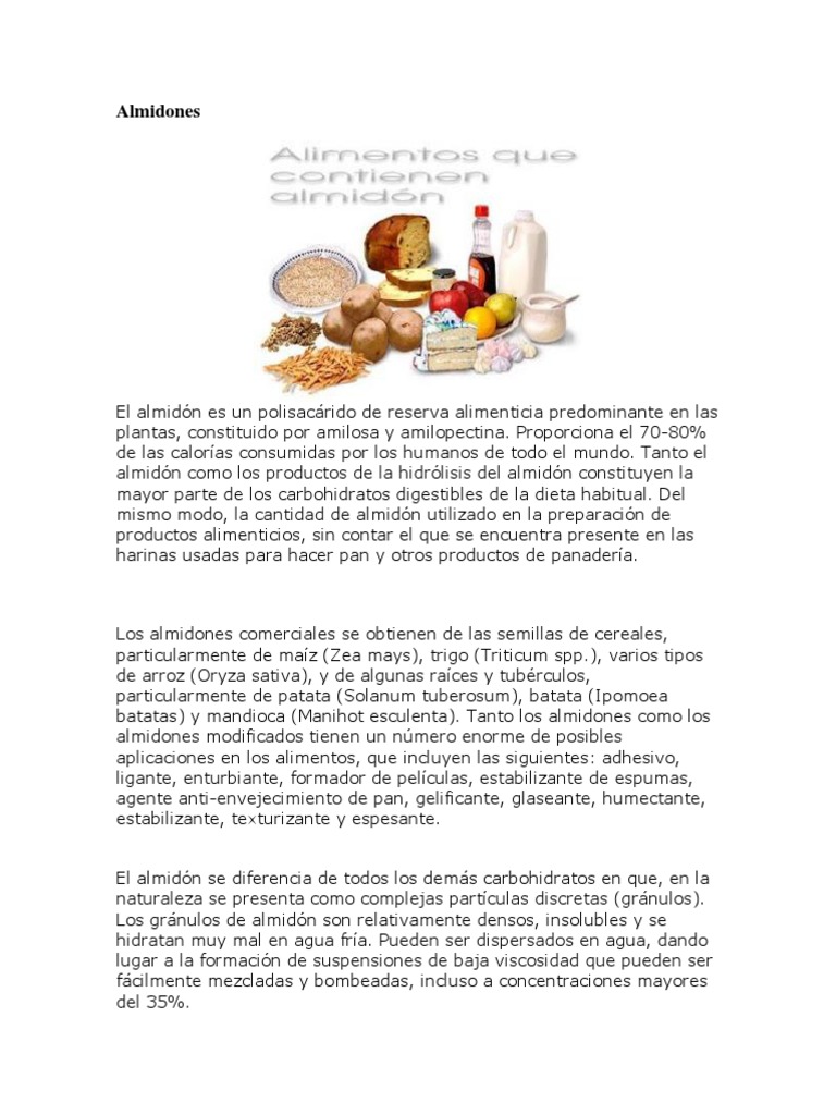 Almidones