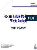 Process Failure Modes and Effects Analysis