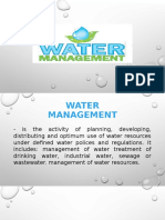 Water Management