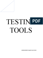 Testing Tools: Suresh Reddy Smart Solutions